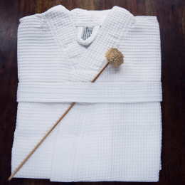 L WAFFLE 200g hotel robe