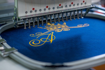 Computer embroidery service